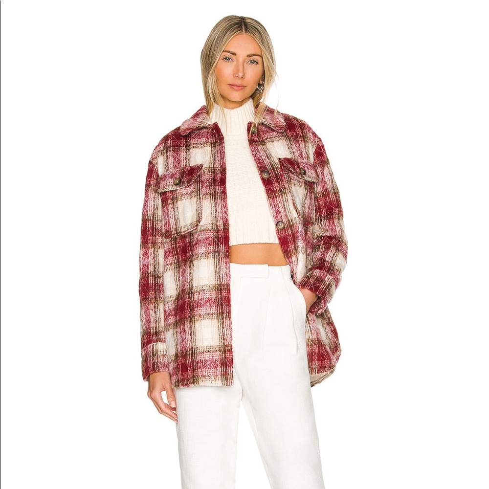 BB Dakota Oversized Plaid Shacket